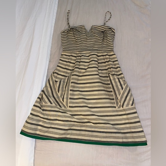 Anthropologie Maeve Changing Stripes Dress Retro Pinup (17) - Picture 3 of 8